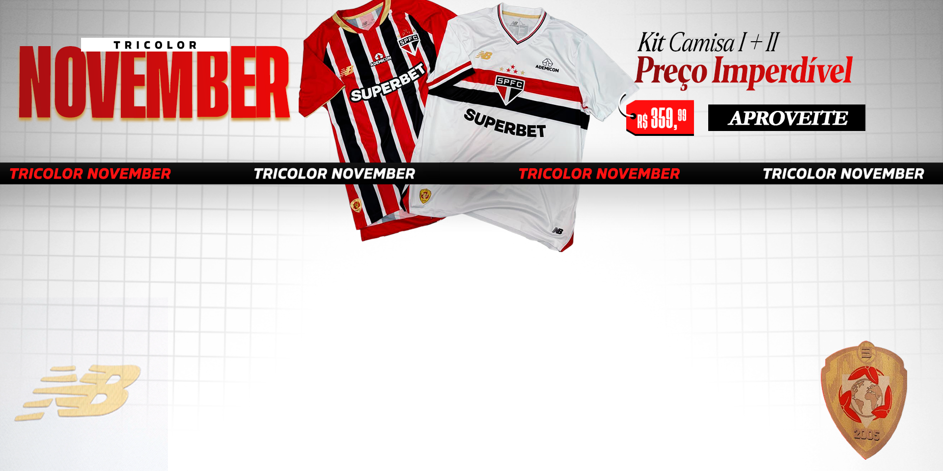 Full 1 - KIT  SÃO PAULO CAMISAS 1 E 2