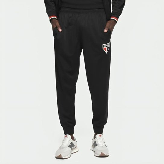 Agasalho Conjunto Masculino São Paulo FC Oficial Licenciado SPR Com Escudo Emblema Logo Bordado