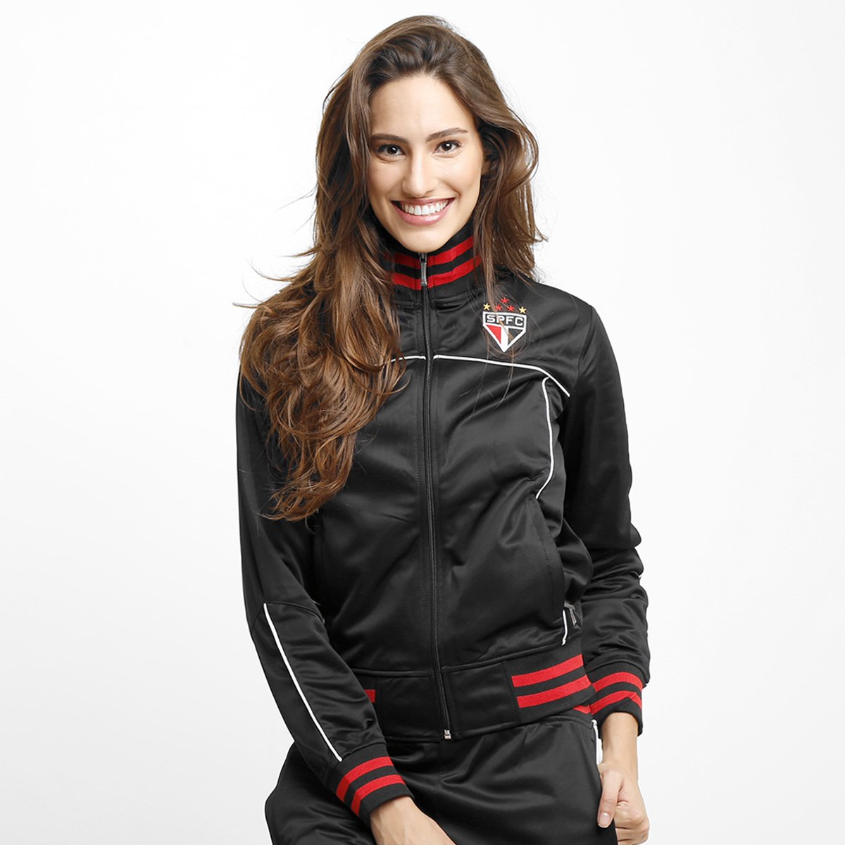 Agasalho Feminino São Paulo Trilobal Loja SAO Store