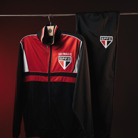 Agasalho São Paulo Retrô 1992 Conjunto Jaqueta e Calça Masculina