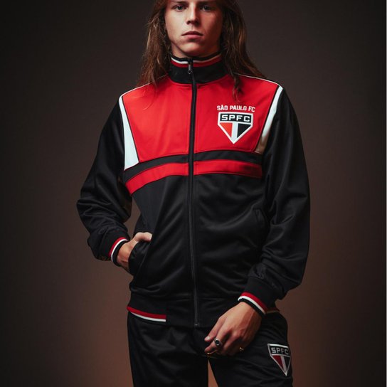 Agasalho São Paulo Retrô 1992 Conjunto Jaqueta e Calça Masculina