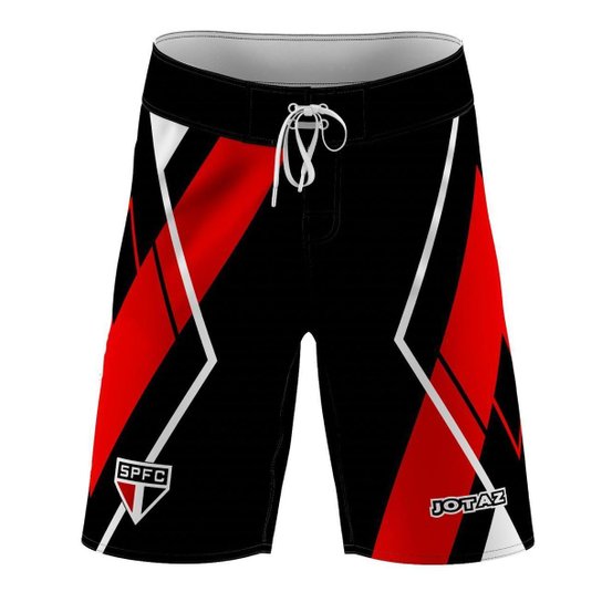 Bermuda do São Paulo Tricolor SPFC Tactel com Elastano Oficial