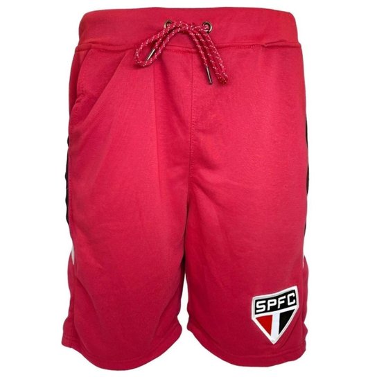Bermuda Masculina Esportiva Casual Dia a Dia Moletom Licenciada São Paulo Spr Sports Esp301852