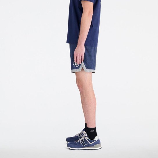 Bermuda Mesh New Balance Hoops Masculina