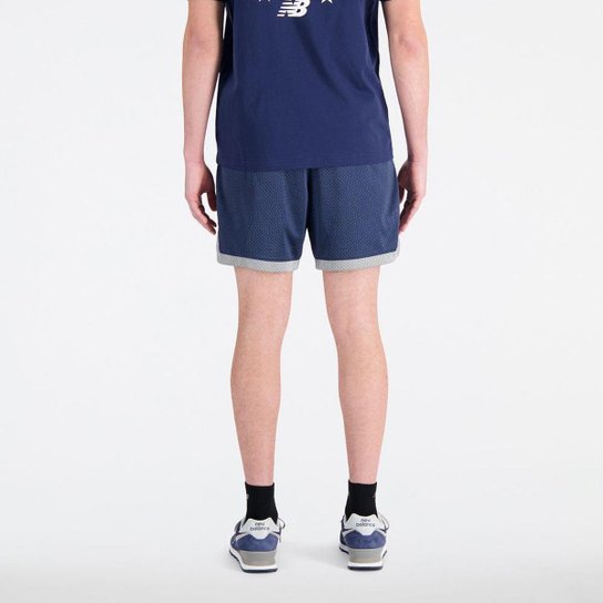 Bermuda Mesh New Balance Hoops Masculina