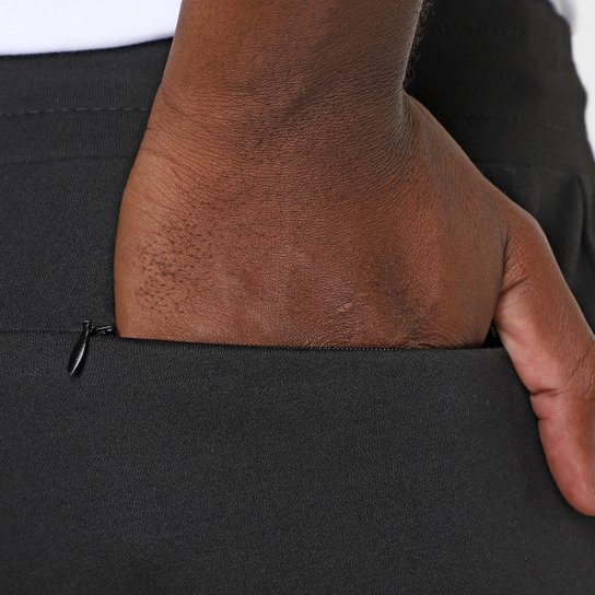 Bermuda Moletom São Paulo JAB Com Faixa Masculina