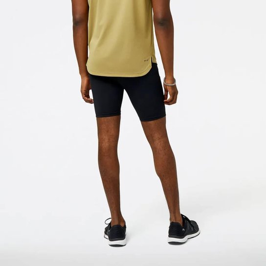 BERMUDA NEW BALANCE ACCELERATE MASCULINA PRETO G