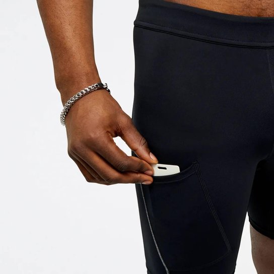 BERMUDA NEW BALANCE ACCELERATE MASCULINA PRETO G