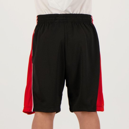 Bermuda São Paulo Fleet Juvenil Preta