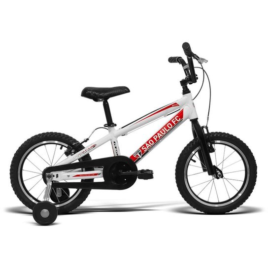 Bicicleta Infantil Oficial GTS M1 do São Paulo futebol Clube Aro 16 freio V-brake Quadro Alumínio |