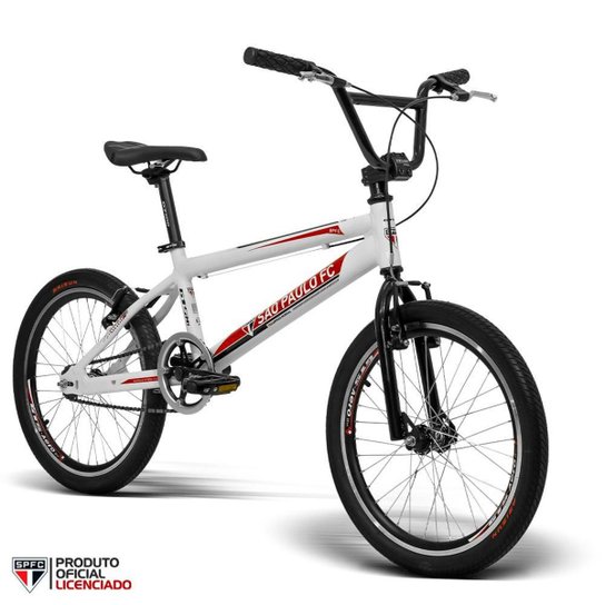 Bicicleta Oficial GTS M1 do São Paulo futebol Clube Aro 20 freio V-brake Quadro Alumínio | GTS M1 SK