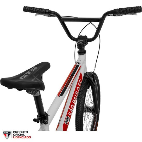 Bicicleta Oficial GTS M1 do São Paulo futebol Clube Aro 20 freio V-brake Quadro Alumínio | GTS M1 SK