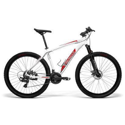 Bicicleta Oficial GTS M1 do São Paulo futebol Clube Aro 29 Freio a Disco Câmbio Shimano 21 Marchas e - Branco+Vermelho