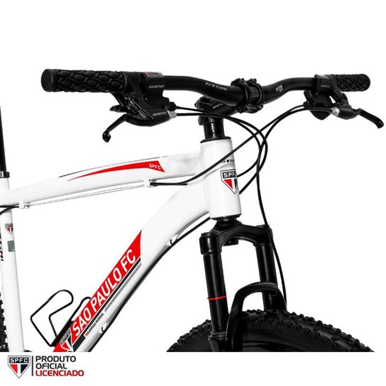 Bicicleta Oficial GTS M1 do São Paulo futebol Clube Aro 29 Freio a Disco Câmbio Shimano 21 Marchas e