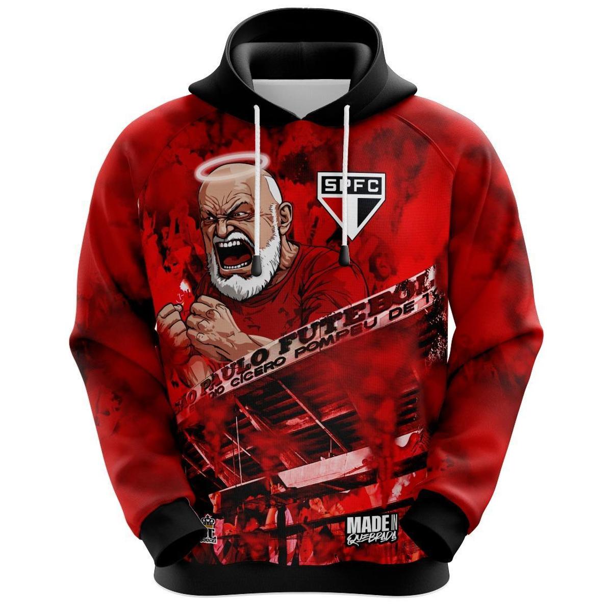 Blusa | Agasalho do São Paulo FC - Quebrada - Torcida que Conduz - Produto Oficial