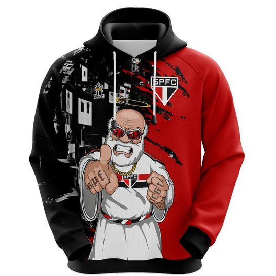Blusa Agasalho do São Paulo SPFC - Made in Quebrada - Produto Oficial
