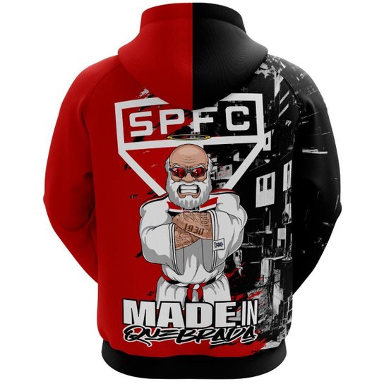 Blusa Agasalho do São Paulo SPFC - Made in Quebrada - Produto Oficial