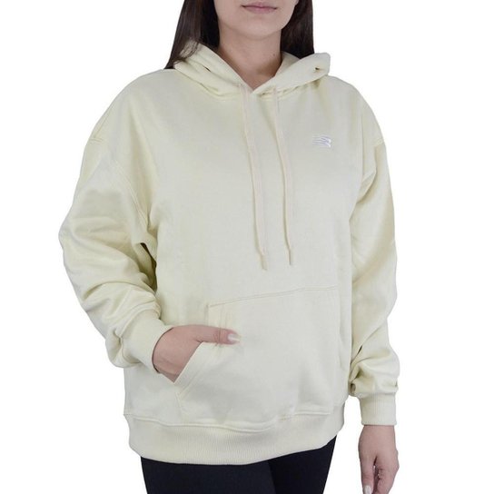 Blusa Feminina New Balance Moletom Small Bege - WT415