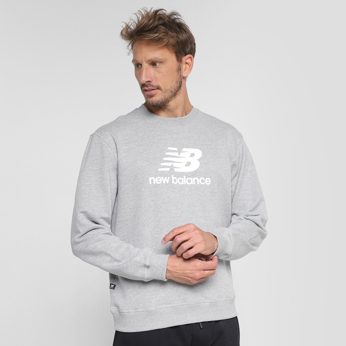 Blusa Moletom New Balance Essentials Masculina Loja SAO Store