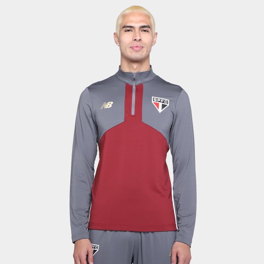 Blusa São Paulo 25/26 Treino New Balance Masculina