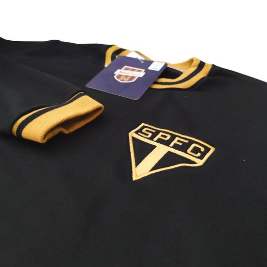 Blusa São Paulo Moletom Vintage Gold - Masculino