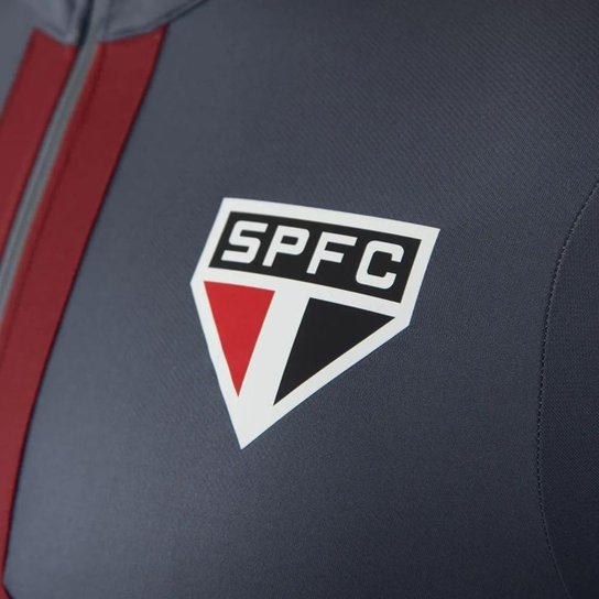 Blusa São Paulo Treino New Balance 2025 Cinza/Bordô