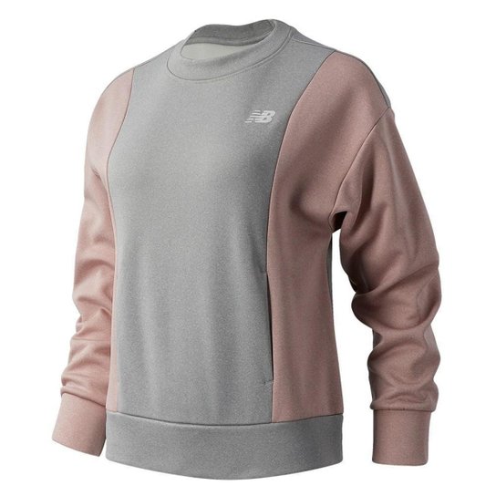 Blusão Moletom New Balance Rlntls Flc Crew