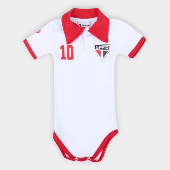 Body Polo São Paulo n°10 Infantil Torcida Baby
