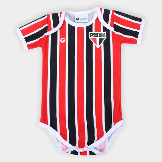 Body São Paulo Listrado Torcida Baby
