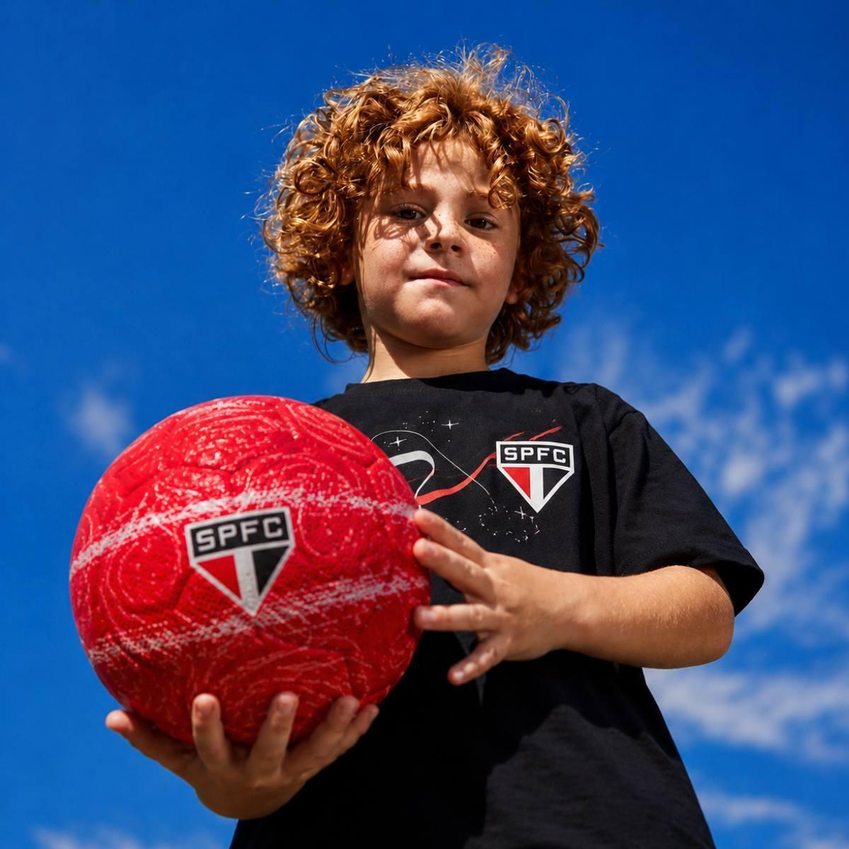 Bola de Futebol Campo São Paulo Dualt 1705 — foto 3