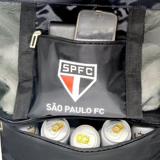 Bolsa Sacola Com Bolso Térmico Para Viagem Natação Do São Paulo