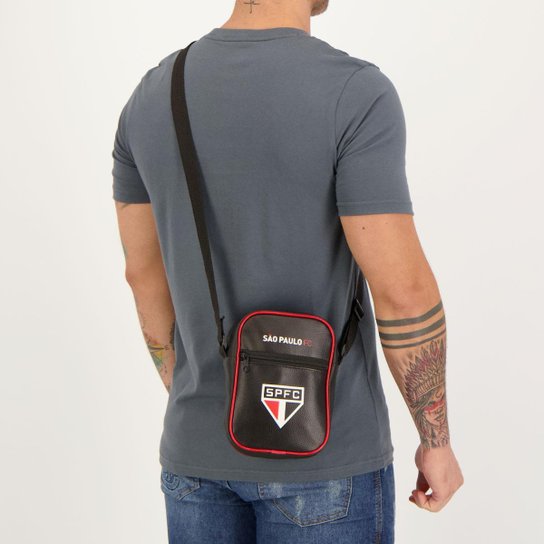 Bolsa Shoulder São Paulo FC Preta