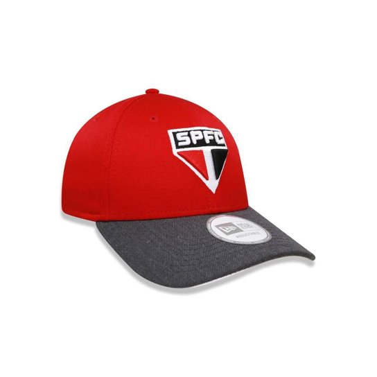 BONE 940 SAO PAULO FUTEBOL ABA CURVA SNAPBACK VERMELHO NEW ERA