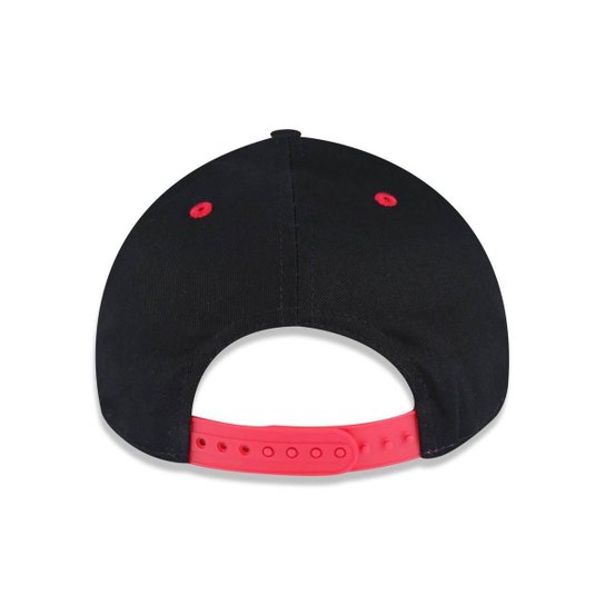 BONE 950 ORIGINAL FIT SAO PAULO FUTEBOL ABA RETA SNAPBACK PRETO NEW ERA