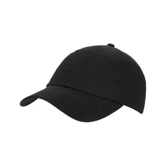 Boné New Balance Linear 6 Panel Preto