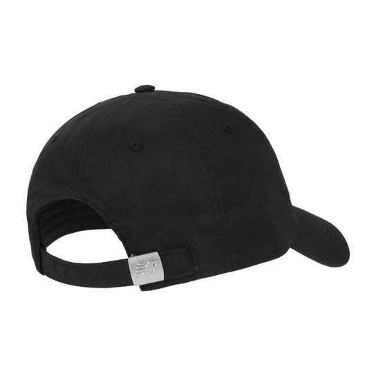Boné New Balance Linear 6 Panel Preto