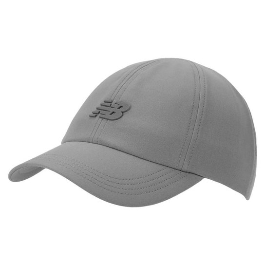 Boné New Balance Performance 6 Panel II Cinza
