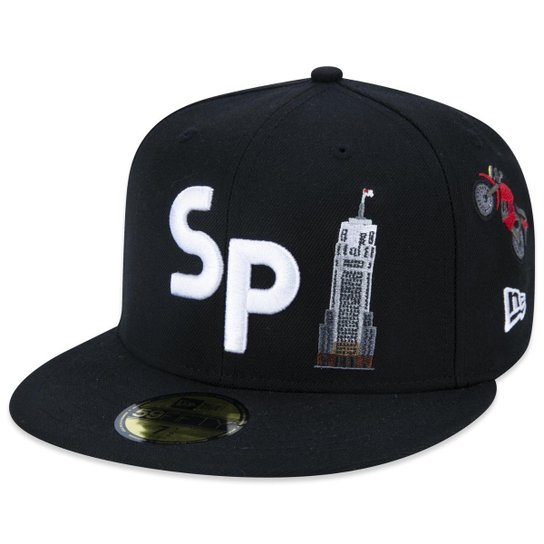 BONE NEW ERA 59FIFTY FITTED CIDADE DE SAO PAULO CORE