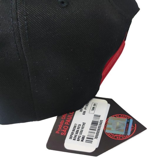 Boné São Paulo Aba Reta Símbolo Oficial