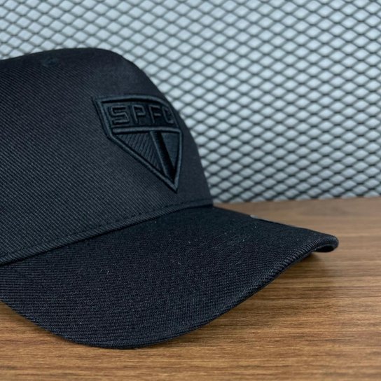 Boné São Paulo Bordado Frontal e Lateral Polinext Americano