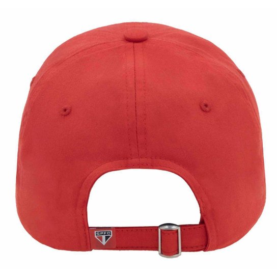 Boné São Paulo Bordado Lateral Frontal Supercap Vermelho
