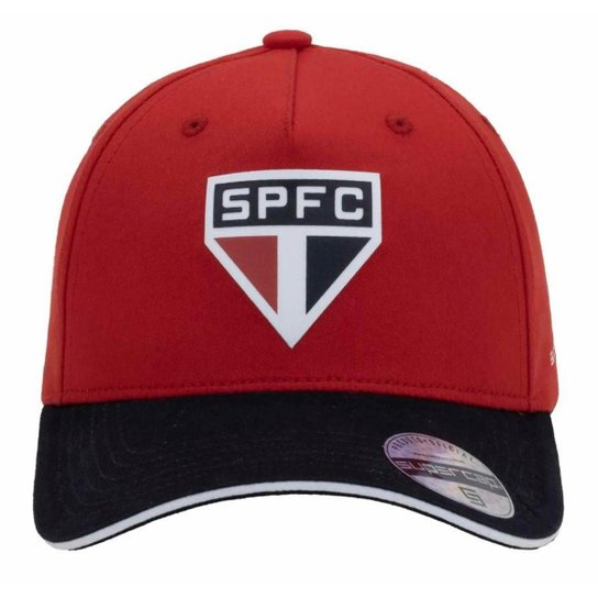 Bone São Paulo Silk Frontal e Bordado Supercap 40529 Cor:;Tamanho:Único