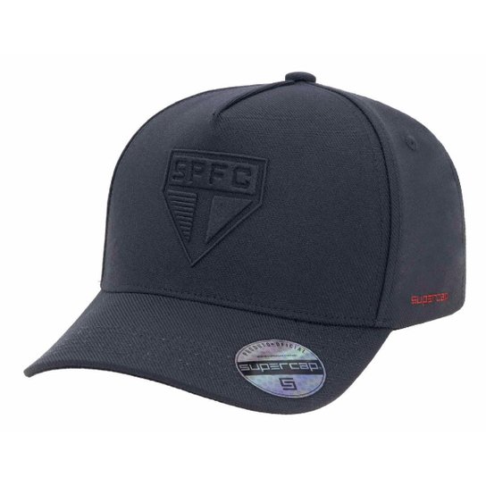 Boné São Paulo SuperCap Aba Curva All Black - Masculino Tamanho:Único;Cor:;Gênero:Masculino