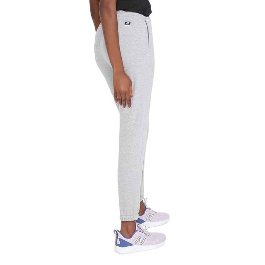 CALCA ESSENTIALS BASIC WP31530B-AG - CINZA CLARO/BRANCO M