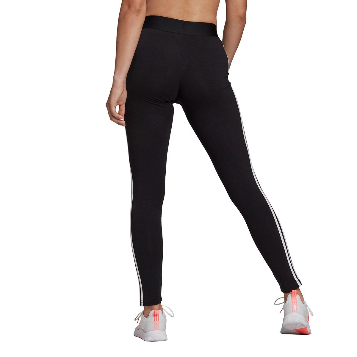 Calça Legging Adidas Essentials Listras Feminina Loja SAO Store