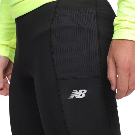 Calça Legging New Balance Accelerate Masculina Preto