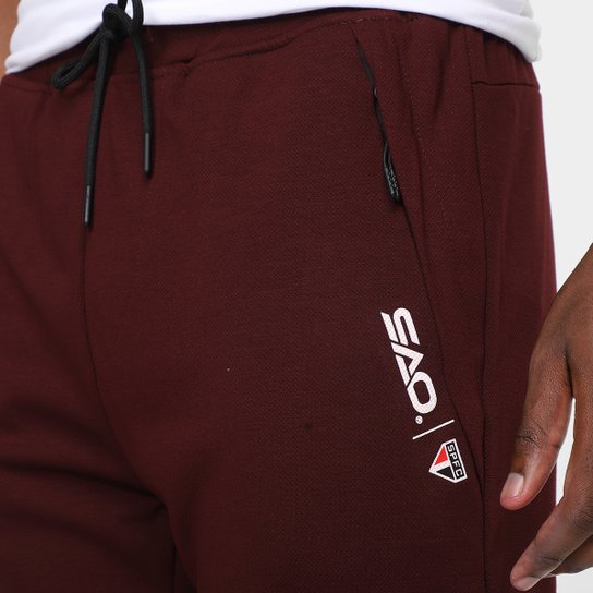 Calça Moletom São Paulo JAB Piquet Premium Masculina