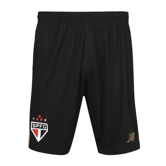 CALÇÃO NEW BALANCE SÃO PAULO F.C II 2025 MASCULINO - PTO/VERM GGG