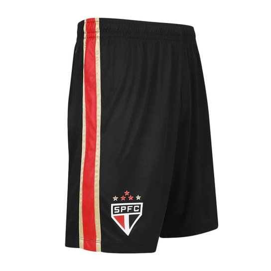 CALÇÃO NEW BALANCE SÃO PAULO F.C II 2025 MASCULINO - PTO/VERM GGG