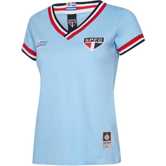 Camisa Baby look São Paulo Ídolos Uruguaios Feminina